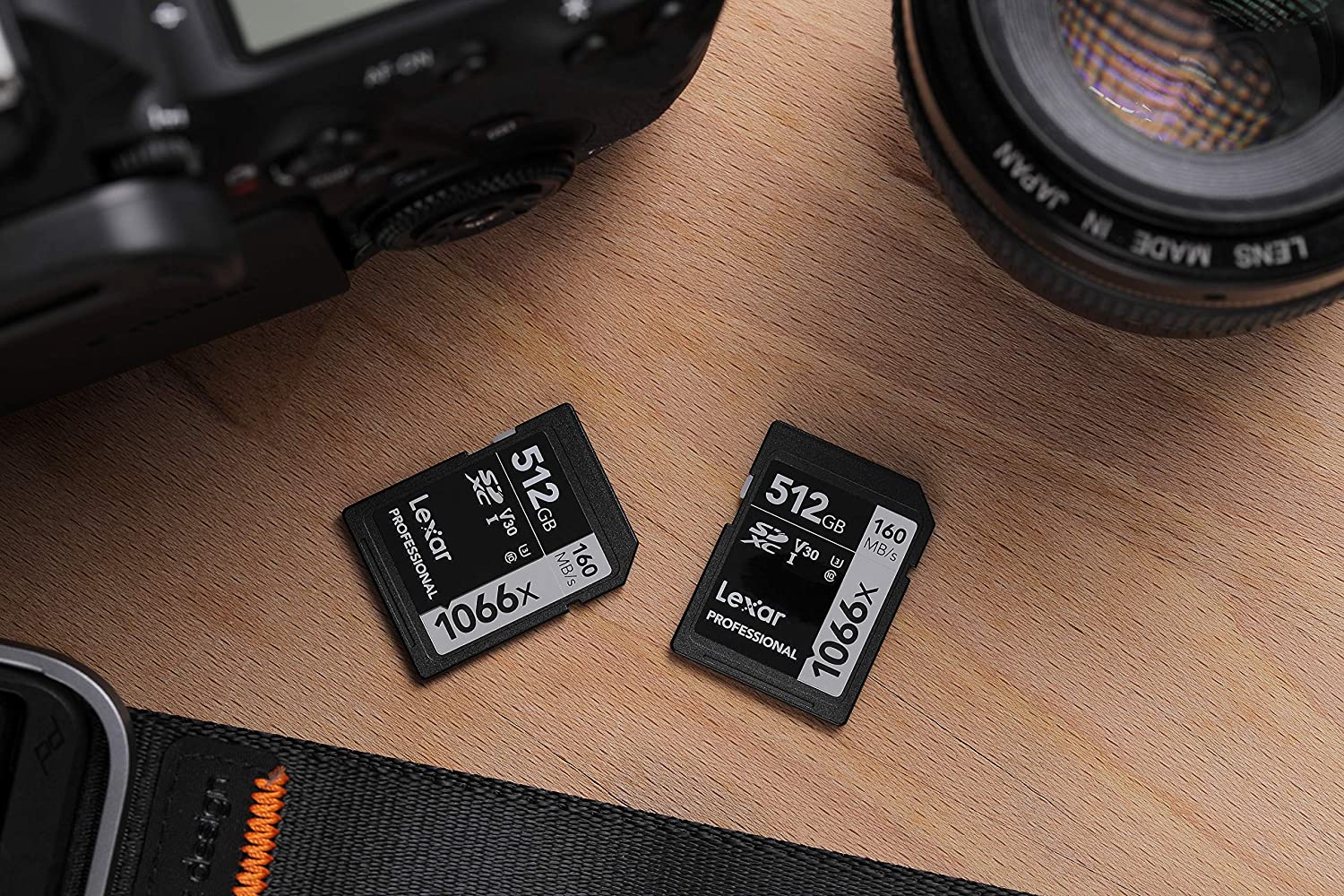 SD Card Lexar Professional 1066x 64GB 128GB SDXC UHSI 160MB/s DSLR